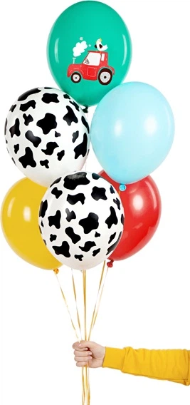 Balony PartyDeco Farma 30 cm 50 szt (5900779197107) - obraz 4