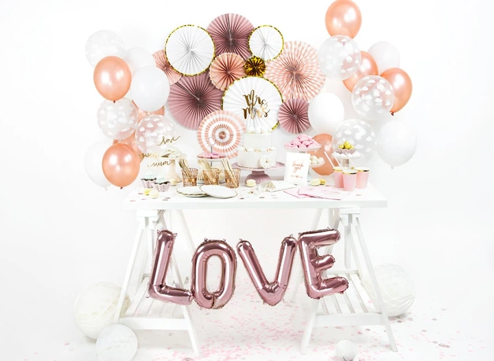 Balony PartyDeco Chmurki Crystal clear 30 cm Przezroczyste 50 szt (5901157491787) - obraz 5