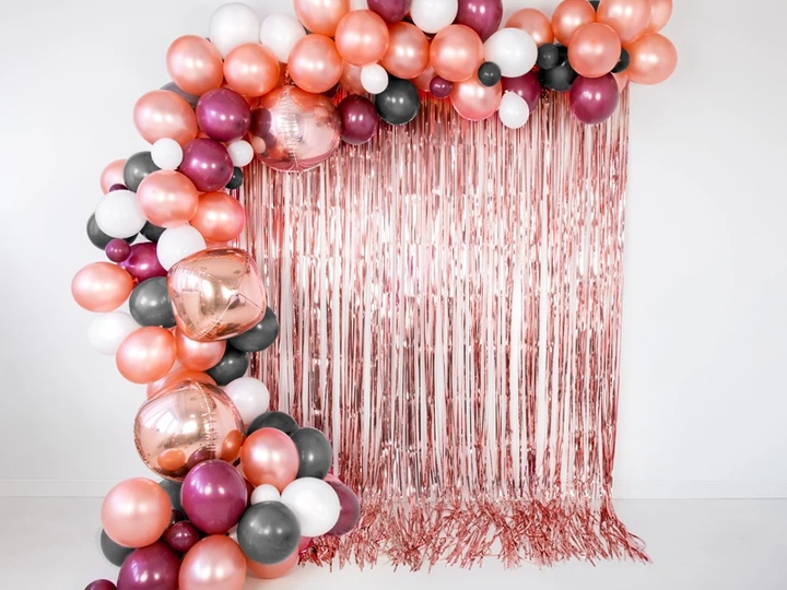 Balony PartyDeco Strong Metallic 30 cm Różowe złoto 100 szt (5902230780408) - obraz 4