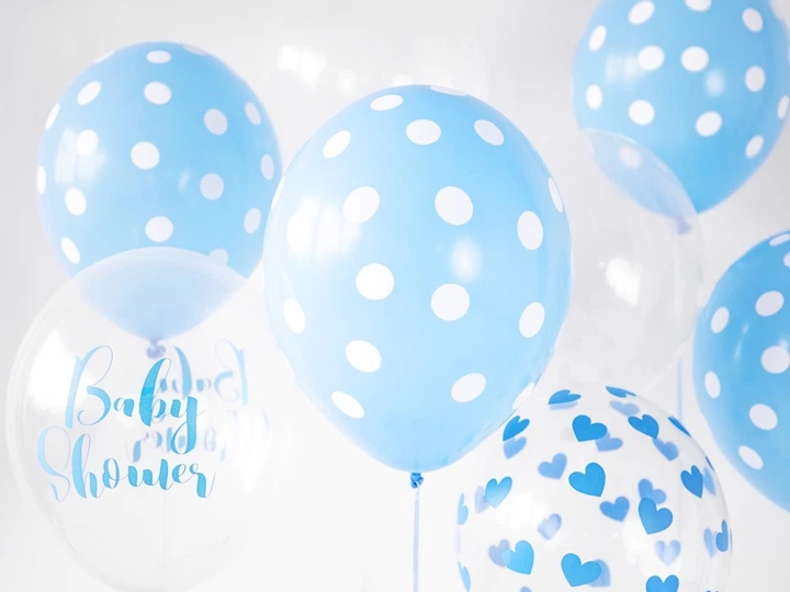 Balony PartyDeco Serduszka 30 cm Crystal Clear 50 szt (5902230798151) - obraz 3