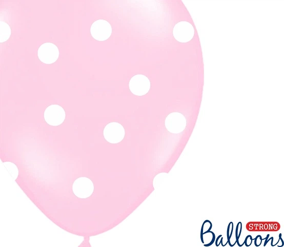 Balony PartyDeco Pastel Słonik 30 cm Różowe 50 szt (5901157492593) - obraz 3