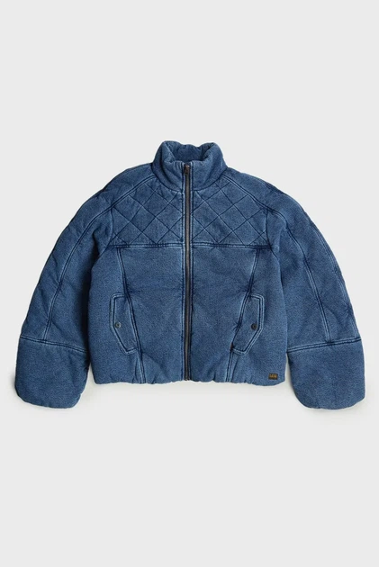 Жіноча синя куртка Padded Cocoon bomber wmn G-Star S D25343,D759 - Фото 5 Жіноча синя куртка Padded Cocoon bomber wmn G-Star S D25343,D759 - изображение 5