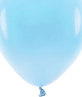 Повітряні кульки PartyDeco Eco пастельні 30 см Блакитні 100 шт (5900779134546) - зображення 2