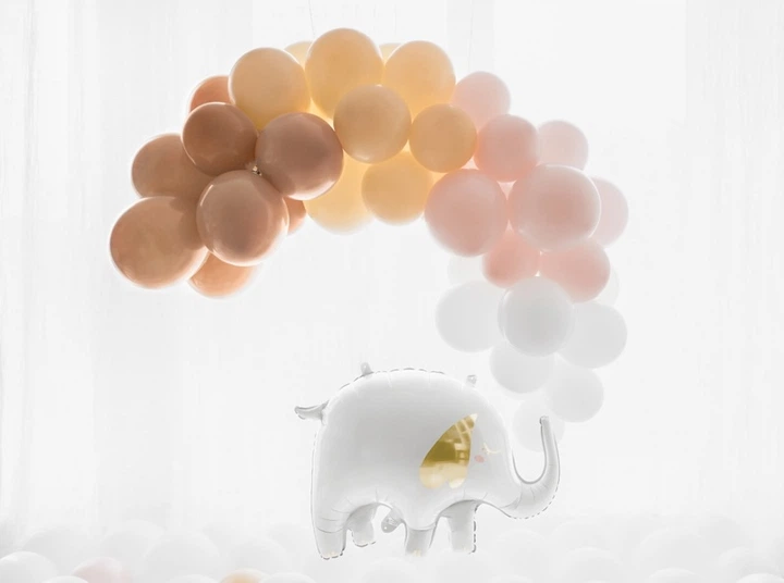 Повітряні кульки PartyDeco Eco пастельні 30 см Коричневі 100 шт (5900779134263) - зображення 3