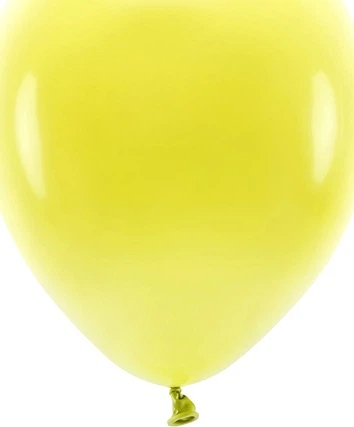 Повітряні кульки PartyDeco Eco пастельні 30 см Жовті 100 шт (5900779134164) - зображення 2