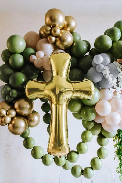 Повітряні кульки PartyDeco Eco пастельні 30 см Оливкові 100 шт (5904555030244) - зображення 2