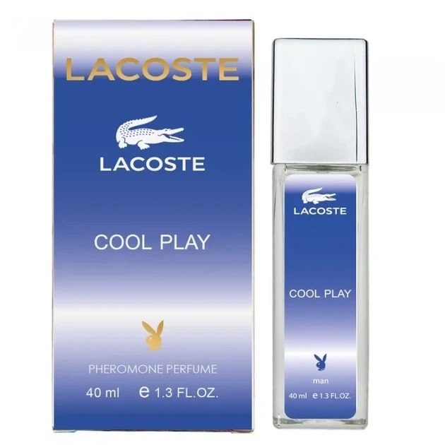 Мужская парфюмированная вода с феромонами No Brand (версия Lacoste Cool Play), 40 ml - Фото 3 Мужская парфюмированная вода с феромонами No Brand (версия Lacoste Cool Play), 40 ml - изображение 3