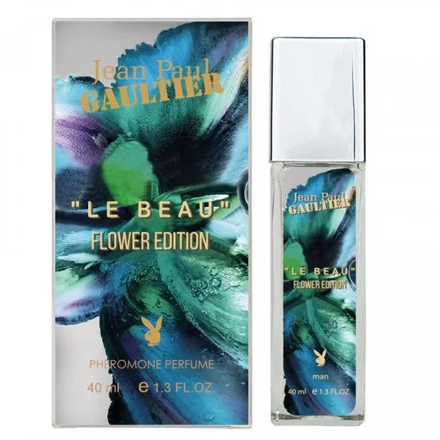 Мужская парфюмированная вода с феромонами No Brand (версия Jean Paul Gaultier Le Beau Flower Edition), 40 ml - Фото 3 Мужская парфюмированная вода с феромонами No Brand (версия Jean Paul Gaultier Le Beau Flower Edition), 40 ml - изображение 3