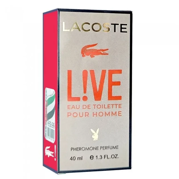 Чоловіча парфумована вода з феромонами No Brand (версія Lacoste Live Lacoste), 40 ml - Фото 4 Чоловіча парфумована вода з феромонами No Brand (версія Lacoste Live Lacoste), 40 ml - зображення 4