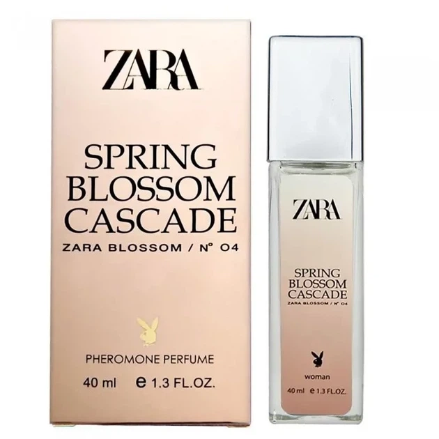 Женская парфюмированная вода с феромонами No Brand (версия Zara 04 Spring Blossom Cascade), 40 ml - Фото 3 Женская парфюмированная вода с феромонами No Brand (версия Zara 04 Spring Blossom Cascade), 40 ml - изображение 3