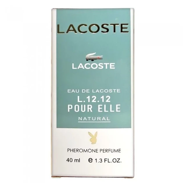 Женская парфюмированная вода с феромонами No Brand (версия Lacoste Eau De Lacoste L.12.12 Pour Elle Natural), 40 ml - изображение 5
