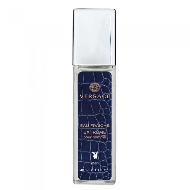 Чоловіча парфумована вода з феромонами No Brand (версія Versace Man Eau Fraiche Extreme), 40 ml - Фото 2 Чоловіча парфумована вода з феромонами No Brand (версія Versace Man Eau Fraiche Extreme), 40 ml - зображення 2