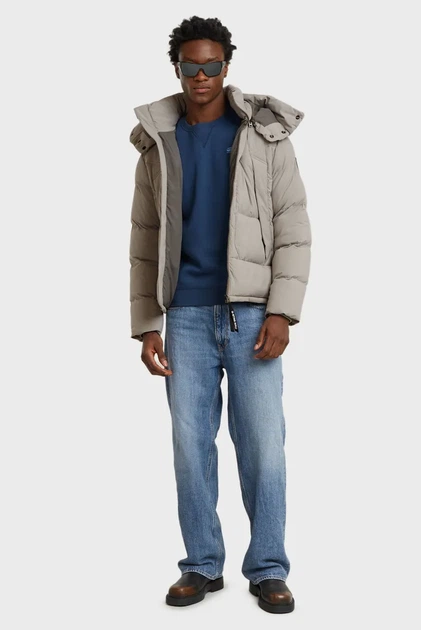 Чоловіча світло-сіра куртка G- Whistler Padded Hooded Jacket 2.1 G-Star S D25345,D518 - Фото 2 Чоловіча світло-сіра куртка G- Whistler Padded Hooded Jacket 2.1 G-Star S D25345,D518 - изображение 2