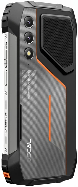 Смартфон 6.67" Oscal Pilot 1 6/256GB 4G 2-SIM NFC 50Мп 8 ядер Android 14 Оранжевий - зображення 5