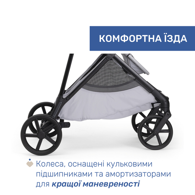 Коляска 2 в 1 Chicco Seety Серая (87097.56.01) - изображение 12