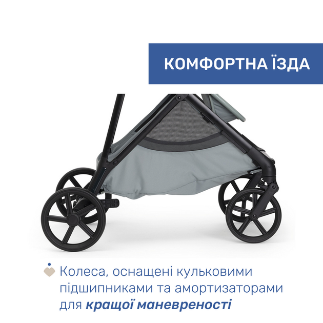 Коляска 2 в 1 Chicco Seety Зеленая (87097.76.01) - изображение 12