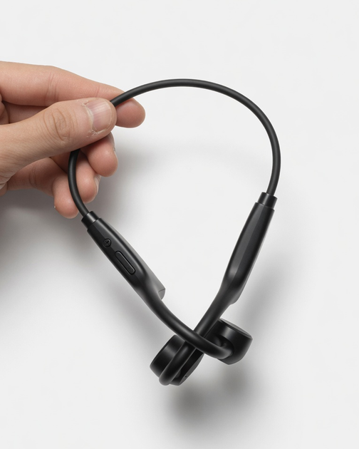 Бездротові кісткові навушники X1 Pro Bluetooth, спортивна гарнітура з мікрофоном + підтримка SD-карт, Black - Фото 10 Бездротові кісткові навушники X1 Pro Bluetooth, спортивна гарнітура з мікрофоном + підтримка SD-карт, Black - зображення 10