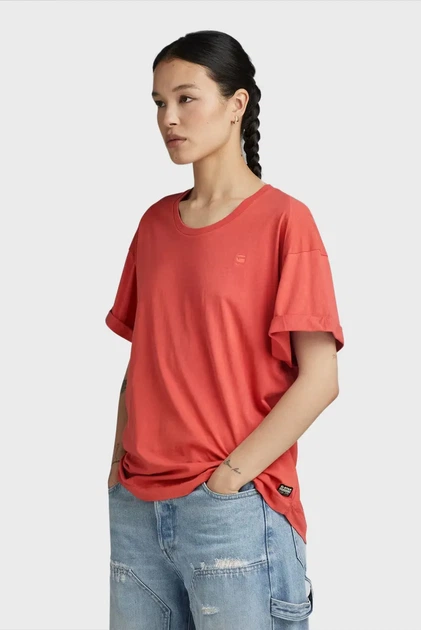 Футболка жіноча Rolled up sl BF rrt wmn G-Star RAW XXS D24524,4107 - зображення 3