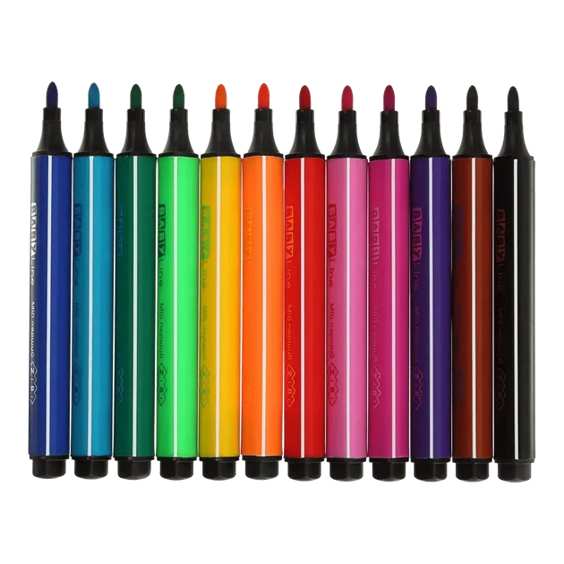 Фломастери Zibi JUMBO 12 кольорів BABY Line ZB.2807 - изображение 2