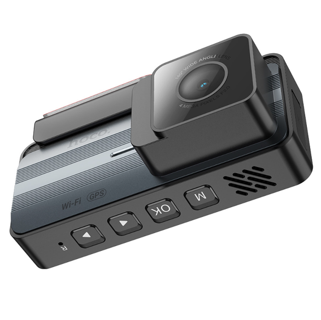 Видеорегистратор Hoco DV12 2K GPS с задней камерой, WiFi, дисплей 3.69" - изображение 3