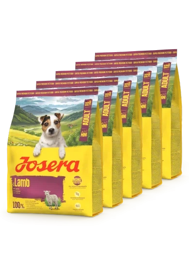 Сухой корм Josera Mini Lamb (MiniDeluxe) Маленькие крокеты с ягнятиной для настоящих гурманов (беззерновой) 0,9 кг*5 (4,5 кг) (85217) - Фото 1 Сухой корм Josera Mini Lamb (MiniDeluxe) Маленькие крокеты с ягнятиной для настоящих гурманов (беззерновой) 0,9 кг*5 (4,5 кг) (85217) - изображение 1
