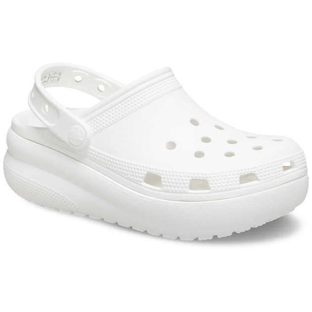 Детские Сабо Crocs Classic Cutie Kids Clog 28 р 16.7-17.4 см Белые 207708-C11 White - изображение 2