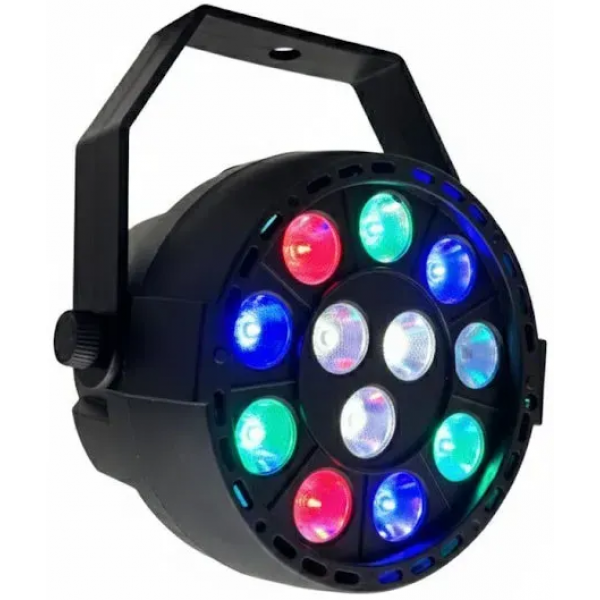 Прожектор RGB світлодіодний LED, 12LEDх1W, від мережі / Сценічний світильник заливного світла (L) - изображение 4