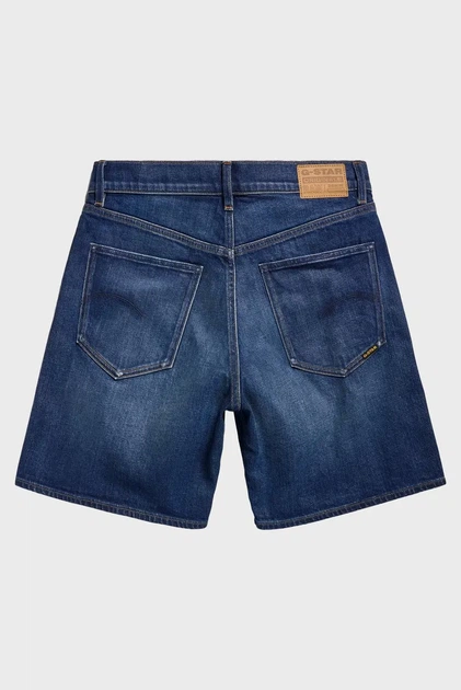 Жіночі темно-сині джинсові шорти High Bermuda Short clean edge wmn G-Star RAW 25 D24372,D538 - зображення 5