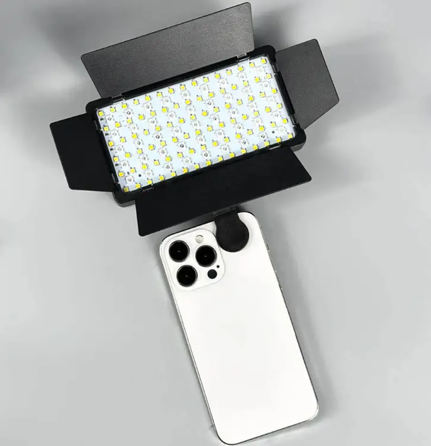 Портативный источник света MJ-39 RGB для телефона и монитора 3000–6500K (021849) - изображение 3