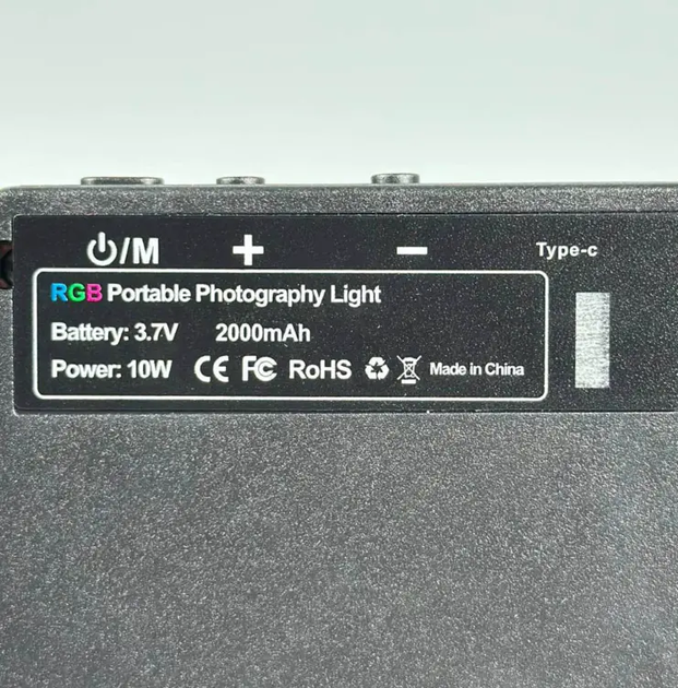 Портативный источник света MJ-39 RGB для телефона и монитора 3000–6500K (021849) - изображение 7
