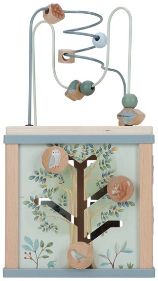 Дерев'яний навчальний куб Little Dutch Forest Friends FSC LD7231 (8713291772311) - зображення 7