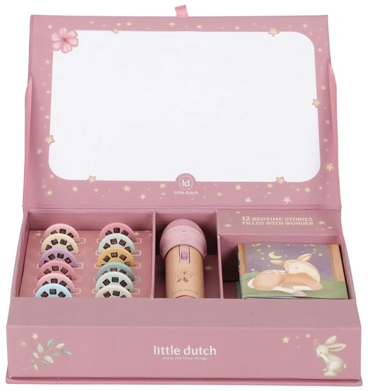 Ліхтарик Little Dutch Проєктор із казками Рожевий LD4780 (8713291447806) - зображення 2