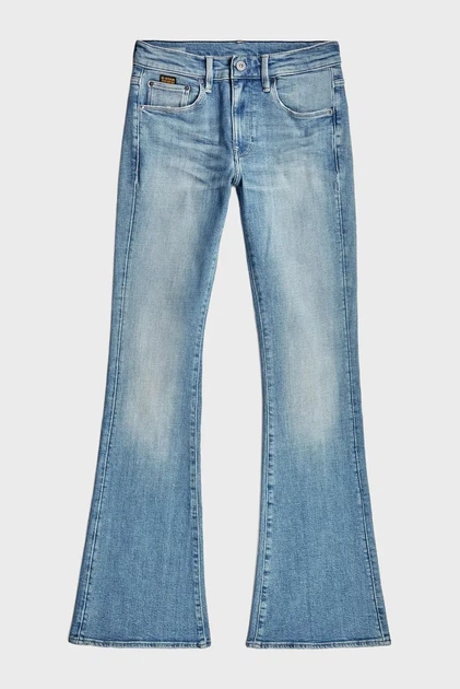 Жіночі блакитні джинси 3301 Flare Wmn G-Star RAW 30-32 D21290,D441 - Фото 6 Жіночі блакитні джинси 3301 Flare Wmn G-Star RAW 30-32 D21290,D441 - зображення 6