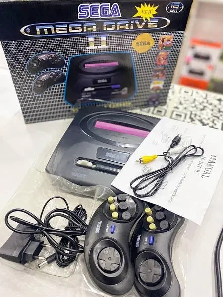 Ігрова приставка SEGA MEGA DRIVE 2 (10 вбудованих ігор + підтримка катриждів) на 2 джойстики - зображення 5