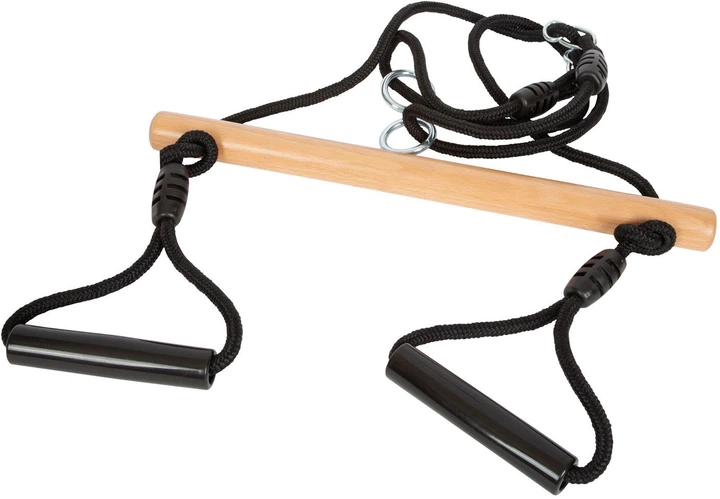 Дерев'яний трапецій Small Foot Black Line з гімнастичними кільцями 2в1 5410940 (4020972124098) - зображення 3