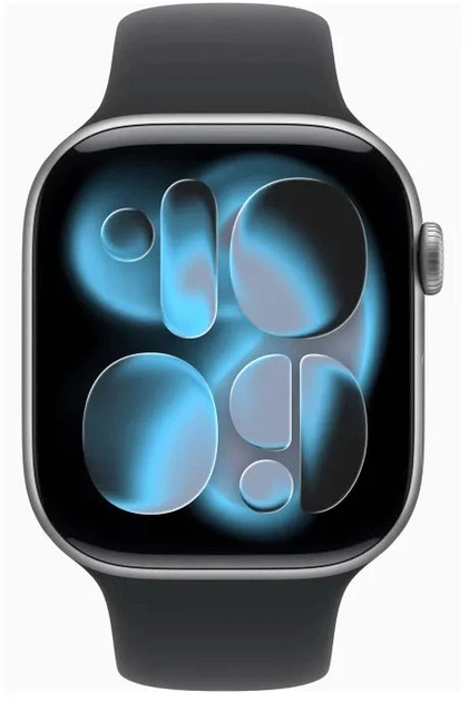 Smartwatch Apple Watch Series 11&nbsp;GPS + Cellular 46mm Space Grey Aluminium Case with Black Sport Band S/M (APL_MFC94) - obraz 2