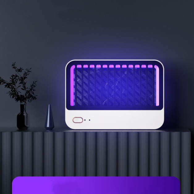 Лампа-пастка от насекомых RLY-01 аккумуляторная 1200mAh USB (бесшумная, 5W) - Фото 6 Лампа-пастка от насекомых RLY-01 аккумуляторная 1200mAh USB (бесшумная, 5W) - изображение 6