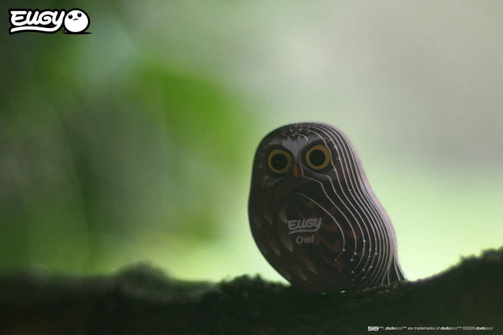 Model 3D do złożenia Eugy Zoo Sowa (9421035150422) - obraz 5