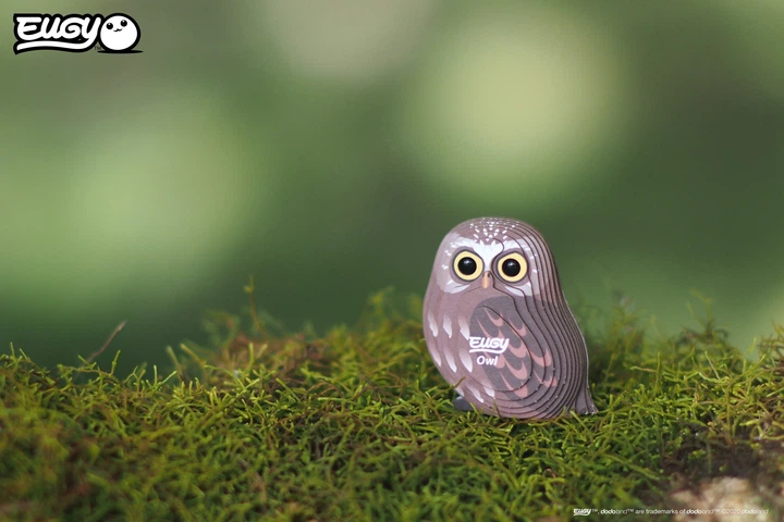 Model 3D do złożenia Eugy Zoo Sowa (9421035150422) - obraz 10