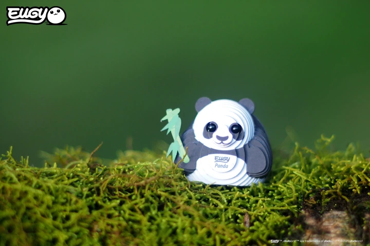 Model 3D do złożenia Eugy Zoo Panda (9421035150125) - obraz 5