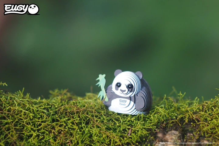 Model 3D do złożenia Eugy Zoo Panda (9421035150125) - obraz 6