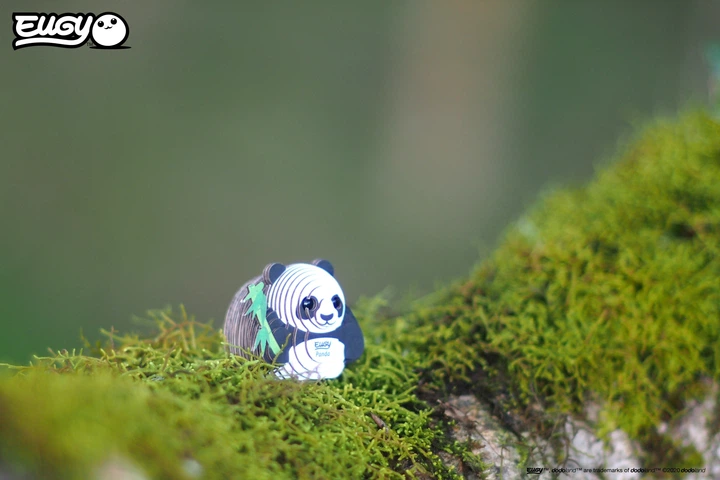 Model 3D do złożenia Eugy Zoo Panda (9421035150125) - obraz 7
