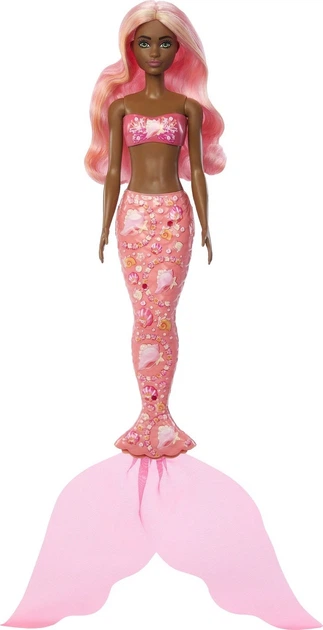 Lalka-syrenka-niespodzianka Barbie Color Reveal Skarby morskie JMW61 (194735340385) - obraz 7