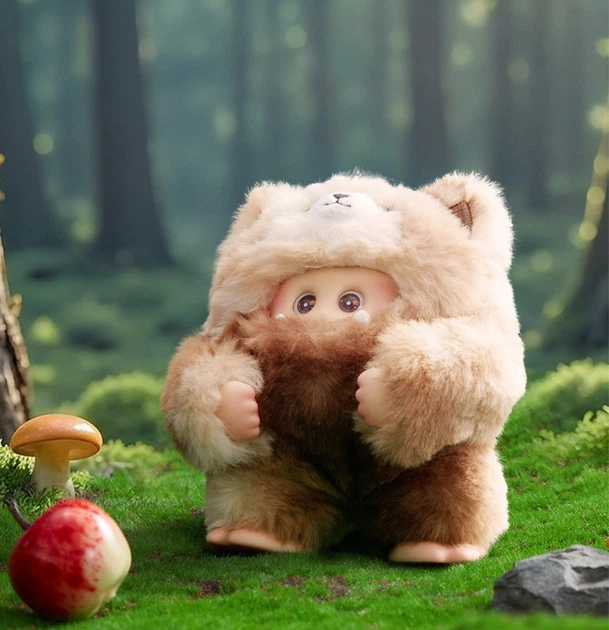 Kolekcjonerska pluszowa zabawka 10/10 Toys z kółkiem Giggle Monster Leśne futrzaki V2 (6978646711472) - obraz 8
