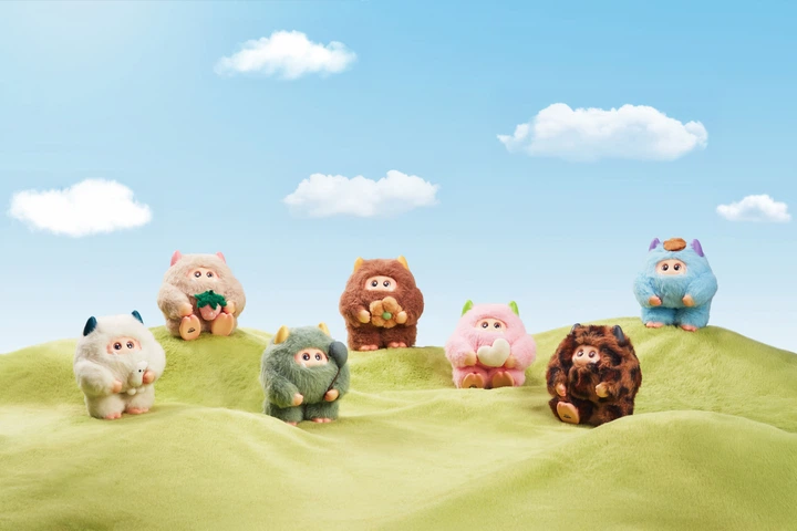 Kolekcjonerska pluszowa zabawka 10/10 Toys z kółkiem Giggle Monster Słodkie sny (6978646711359) - obraz 2