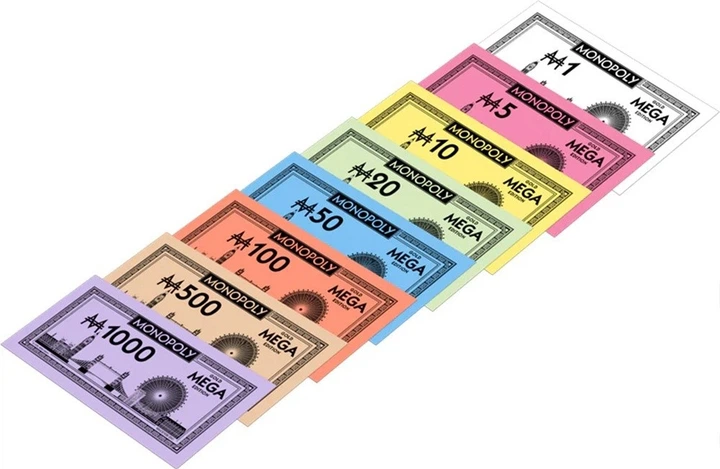 Настільна гра Winning Moves Monopoly Mega Gold (англійська) (5053410007348) - зображення 5