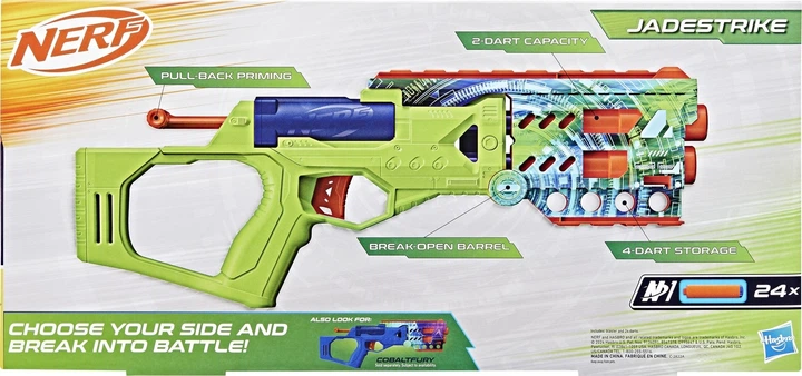 Бластер іграшковий Hasbro Jadestrike Nerf N Series (5010996351050) - зображення 6