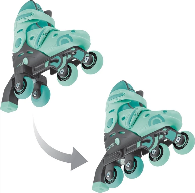 Rolki Globber 2 w 1 rozmiar 26-29 Miętowo-zielone (4895224410645) - obraz 4