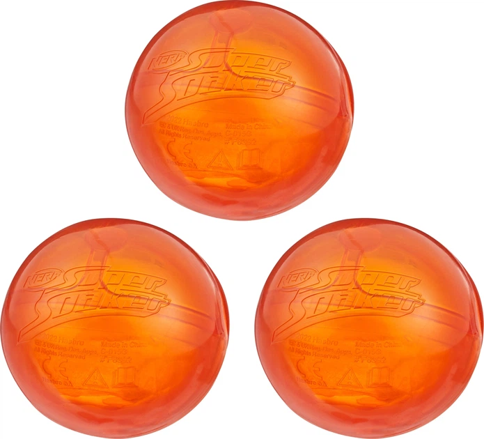 Zestaw wodnych piłek Hasbro Nerf Super Soccer, 3 szt. (5010994193638) - obraz 3