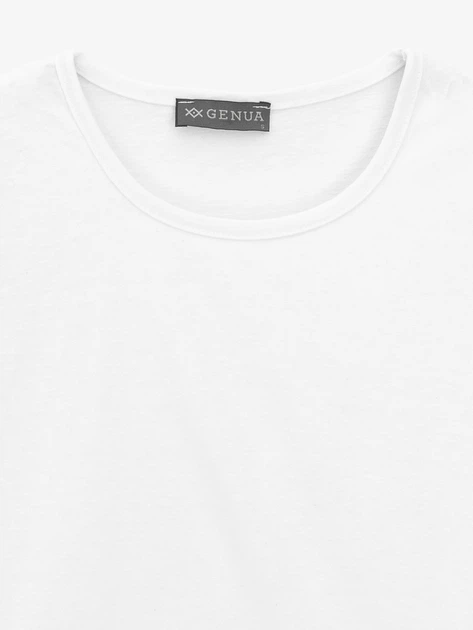 Футболка однотонна жіноча GENUA 26409 L Білий shop (2000999569630) - Фото 1 Футболка однотонна жіноча GENUA 26409 L Білий shop (2000999569630) - зображення 1